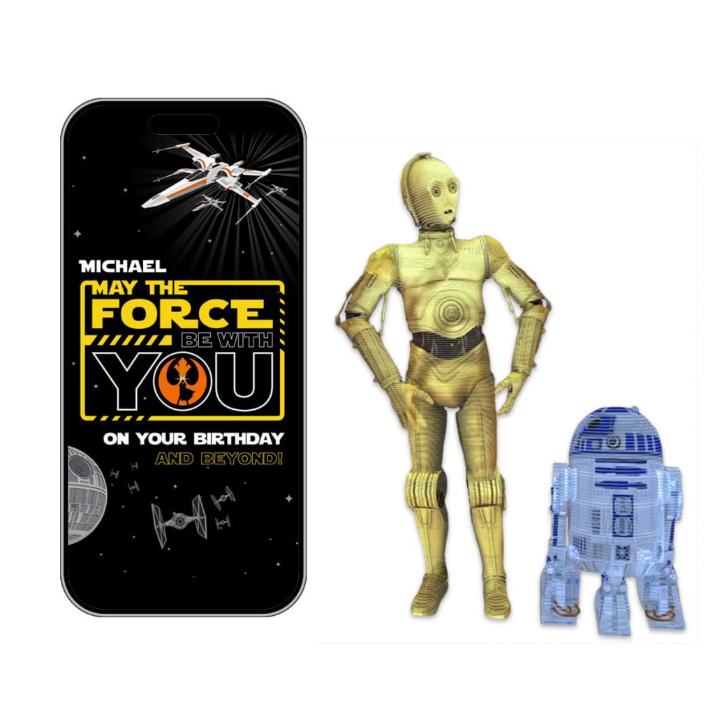 Star Wars Birthday Card Photo